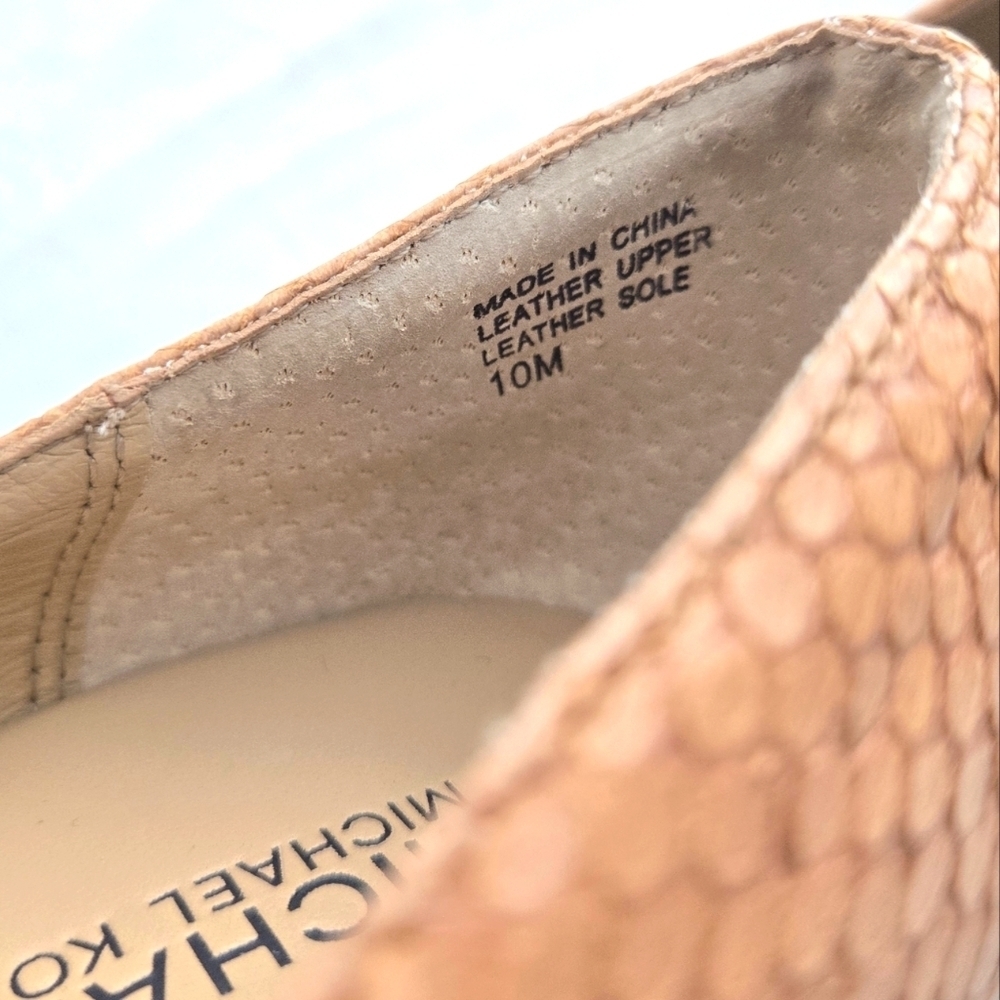 Michael Kors Snakeskin Heels EUC - Picture 13 of 16